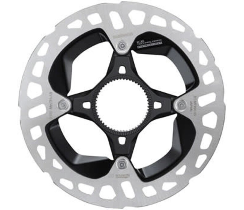 Shimano XTR RT-MT900-SS Disc Brake Rotor - 140mm, Center Lock, Silver/Black