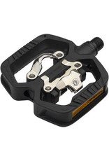 Look Cycle LOOK GEO TREKKING Pedals - Single Side Clipless with Platform, Chromoly, 9/16", Black