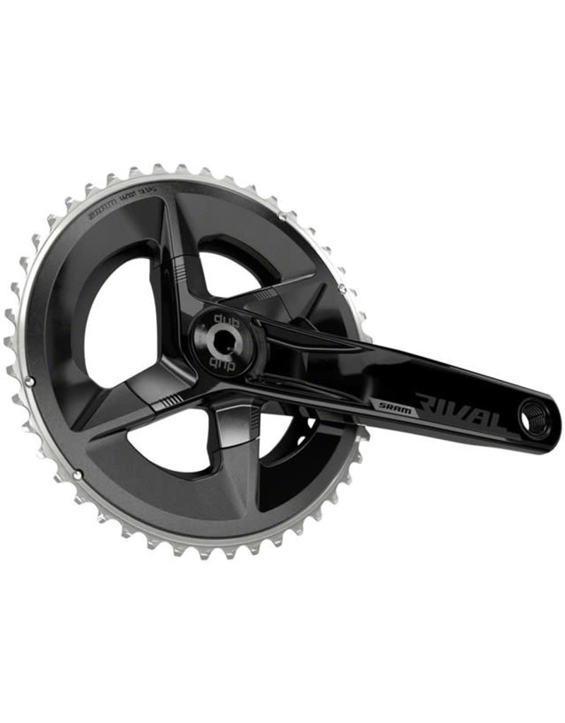 SRAM Rival AXS Crankset - 170mm, 12-Speed, 46/33t, 107 BCD, DUB Spindl