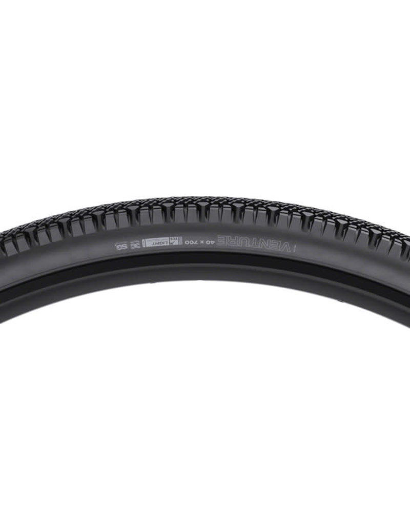 WTB Venture Tire - 700 x 40, TCS Tubeless, Folding, Black, Light, Fast Rolling, SG2