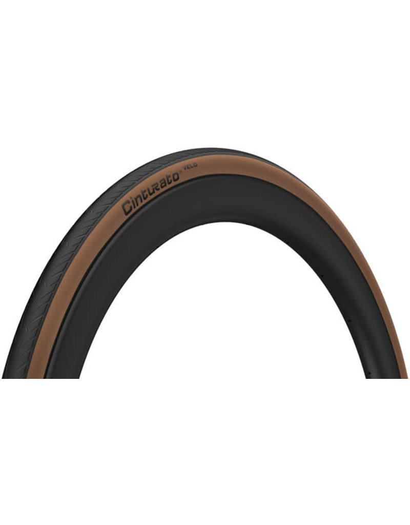 Pirelli Cinturato Velo TLR Tire - 700 x 28, Tubeless, Folding, Classic Tan