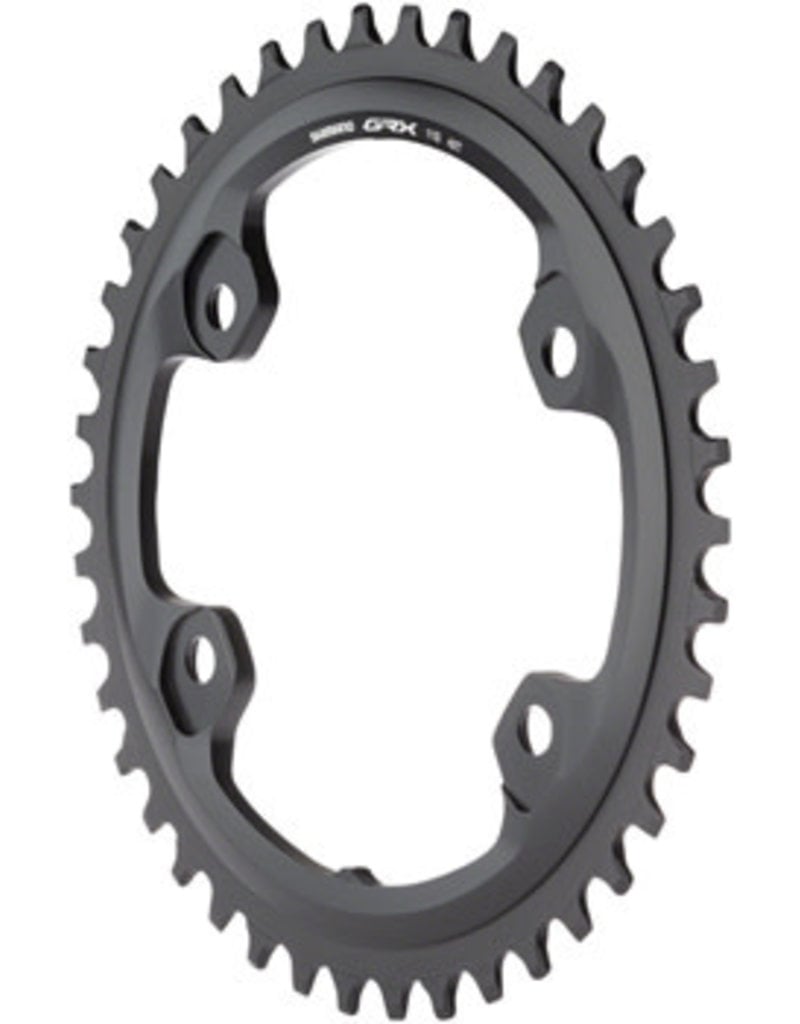 SHIMANO AMERICAN CORP. Shimano GRX RX810 Chainring - 42t, 110 BCD, 4-Bolt, 11-Speed, Black