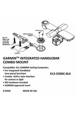 K-EDGE Integrated Handlebar System Combo Mount for Garmin