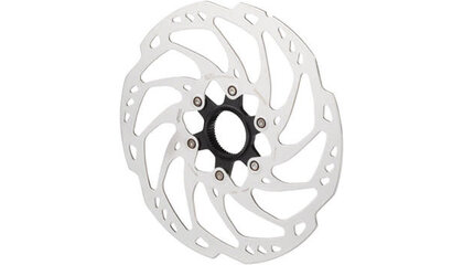 Shimano SLX SM-RT70-L Disc Brake Rotor - 203mm, Center Lock, Silver
