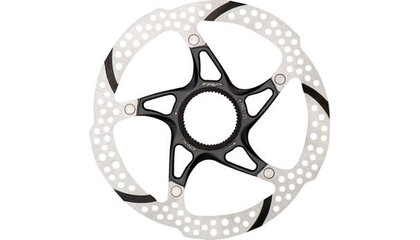 TRP-25 Disc Brake Rotor - 203mm, Center Lock, 1.8mm, Silver/Black