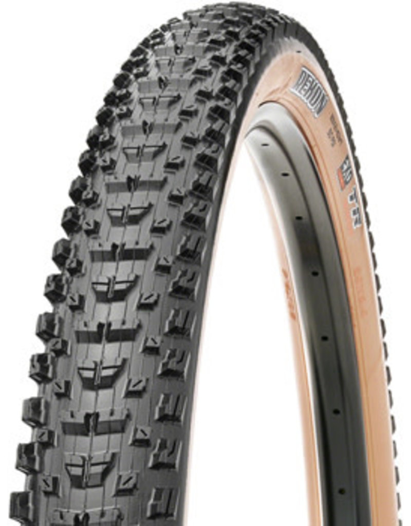 Maxxis Rekon Tire - 29 x 2.4, Tubeless, Folding, Black/Tan, Dual, EXO, Wide Trail