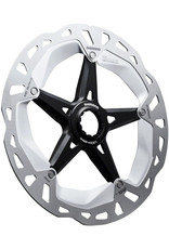SHIMANO AMERICAN CORP. Shimano Deore XT RT-MT800-L Disc Brake Rotor with External Lockring - 203mm, Center Lock, Silver/Black