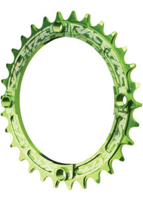 RaceFace Narrow Wide Chainring: 104mm BCD, 30t, Green