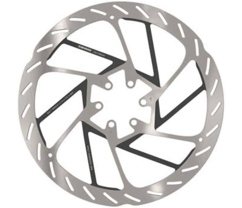 SRAM HS2 Disc Brake Rotor - 200mm, 6-Bolt, Rounded, Silver/Black
