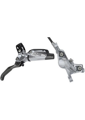 SRAM G2 Ultimate Disc Brake and Lever - Front, Hydraulic, Post Mount, Carbon Lever, Titanium Hardware, Polar Grey Anodized, A2