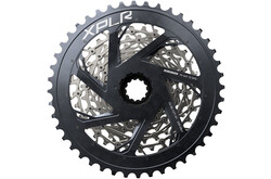 SRAM XPLR XG-1271 Cassette - 12-Speed, 10-44t, Silver, For XDR Driver Body, D1