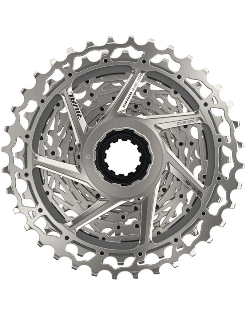 SRAM SRAM Rival AXS XG-1250 Cassette - 12-Speed, 10-36t, Silver, For XDR Driver Body, D1