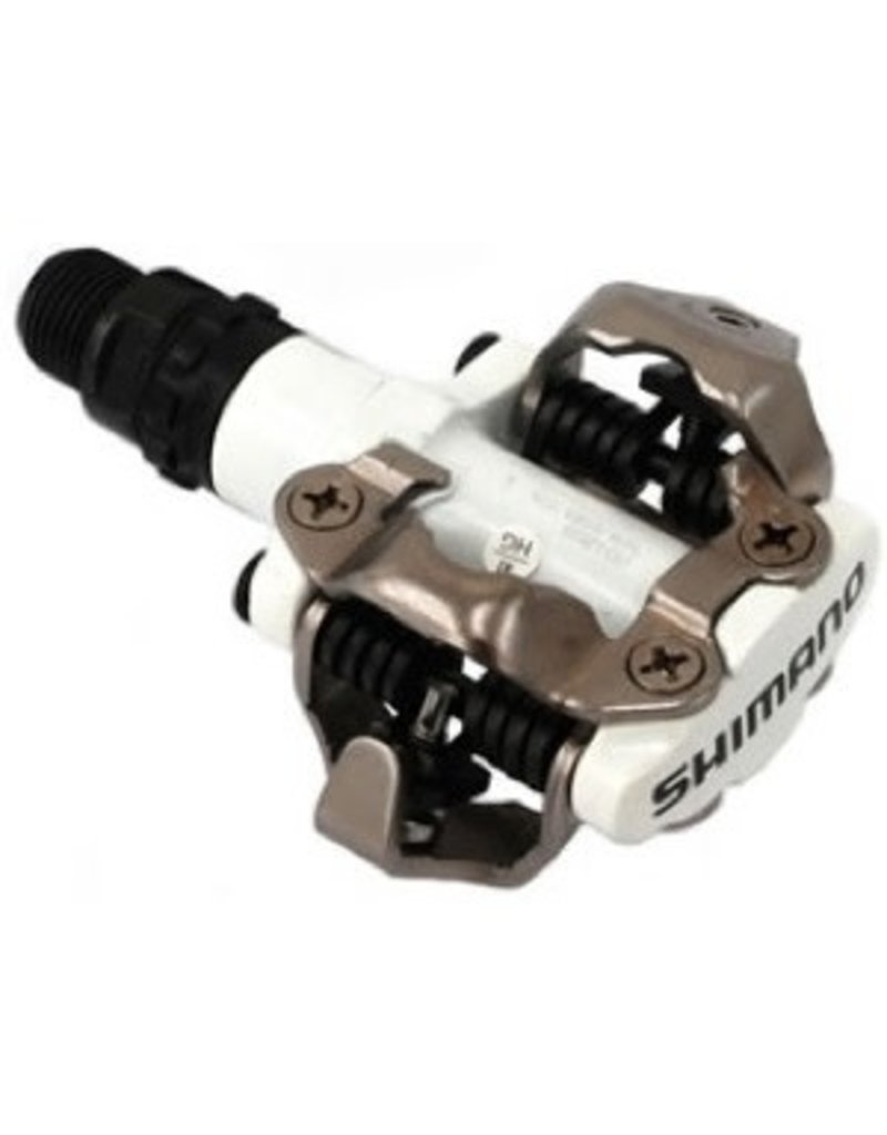 Descomponer Confusión Aleta Shimano PD-M520 SPD Pedals - w/ Cleat (SM-SH51), White