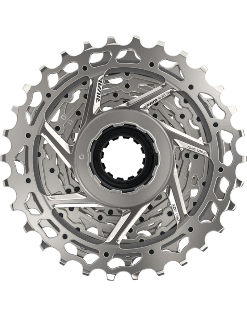 SRAM SRAM Rival AXS XG-1250 Cassette - 12-Speed, 10-36t, Silver, For XDR Driver Body, D1