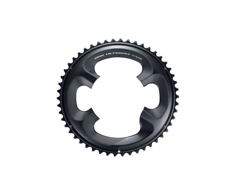 Shimano FC-R8000 Ultegra Double Chainrings - 11sp, 110mm x 50T, Asym., Outer for 34/50t (Black)