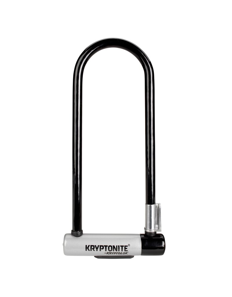 Kryptonite KryptoLok U-Lock - 4 x 11.5", Keyed, Black, Includes bracket