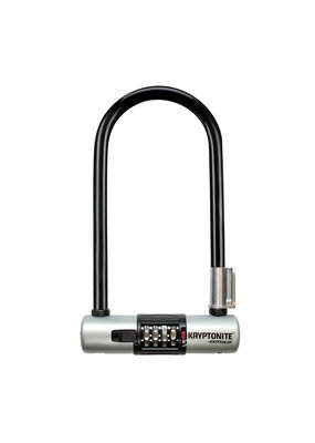 Kryptonite KryptoLok U-Lock - 4 x 9", 4-Digit Combination, Black, Includes bracket