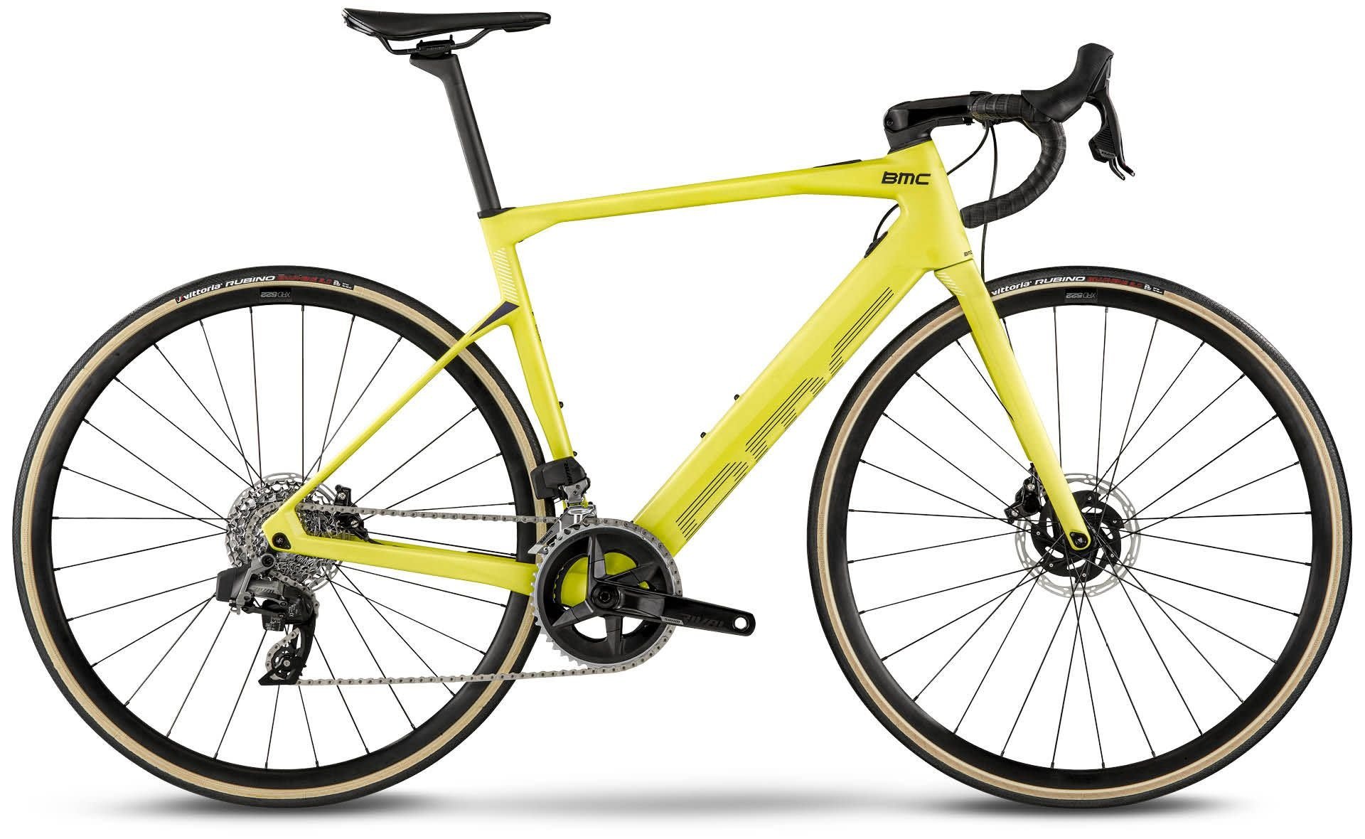 BMC Roadmachine Amp Two Lime Yellow Midnight Blue 56