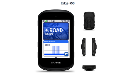 Edge 550 GPS Cycling Computer – Device Only