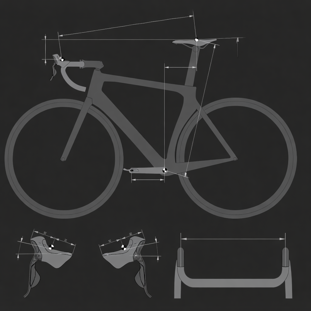 Bike fit measurement diagram