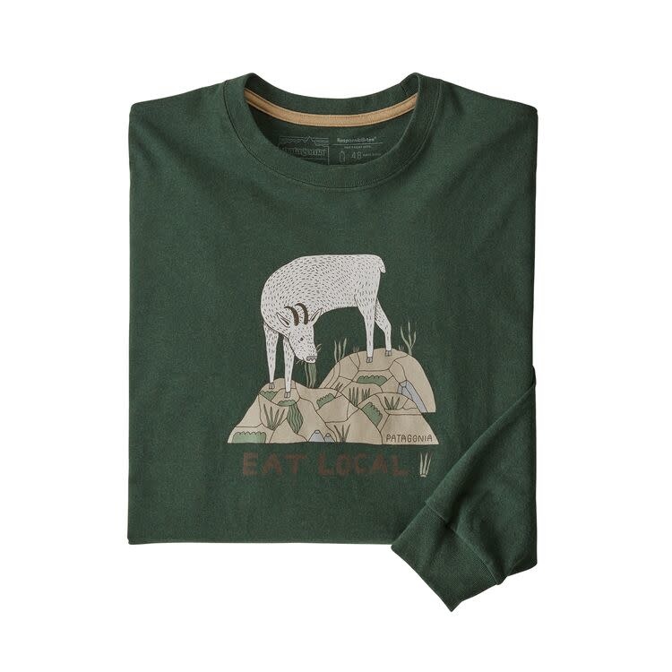 patagonia eat local shirt