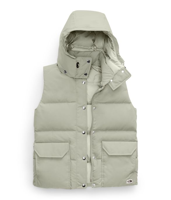 north face hooded vest