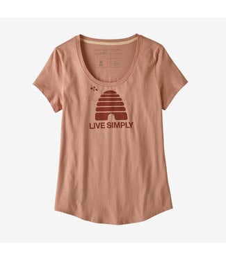 Patagonia W's Live Simply Hive Organic Scoop T-Shirt