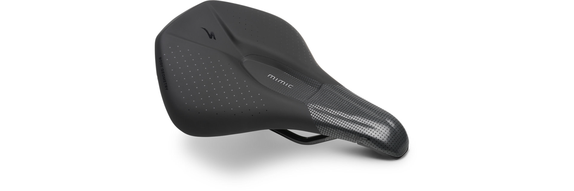 Power w/mimic comp saddle wmn blk 168 168mm