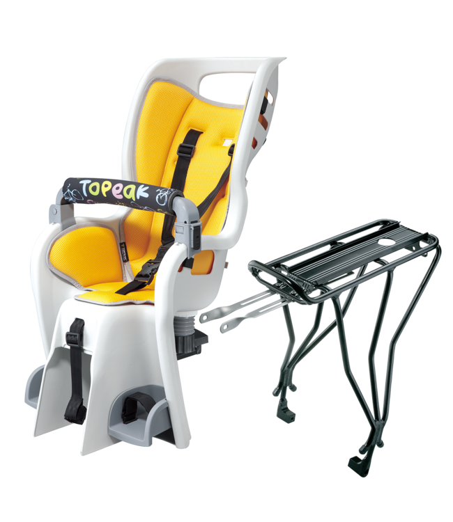 Topeak Topeak BabySeat II with Disc Compatible Rack: Yellow