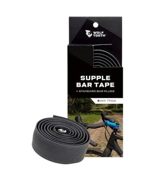 Wolf Tooth Wolf Tooth Components Supple Handlebar Tape, Black
