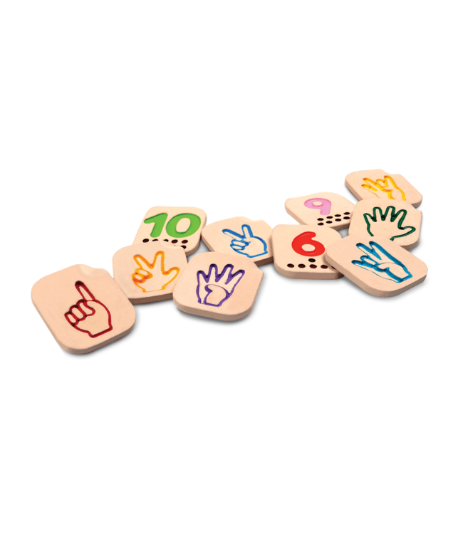 PLAN TOYS HAND SIGN NUMBERS