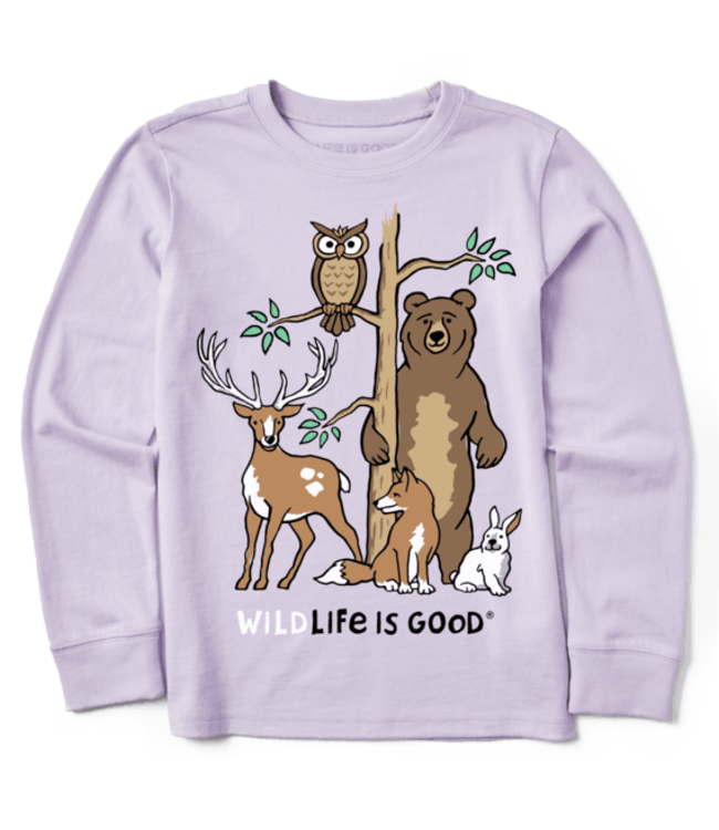 LIFE IS GOOD KIDS LS CREW