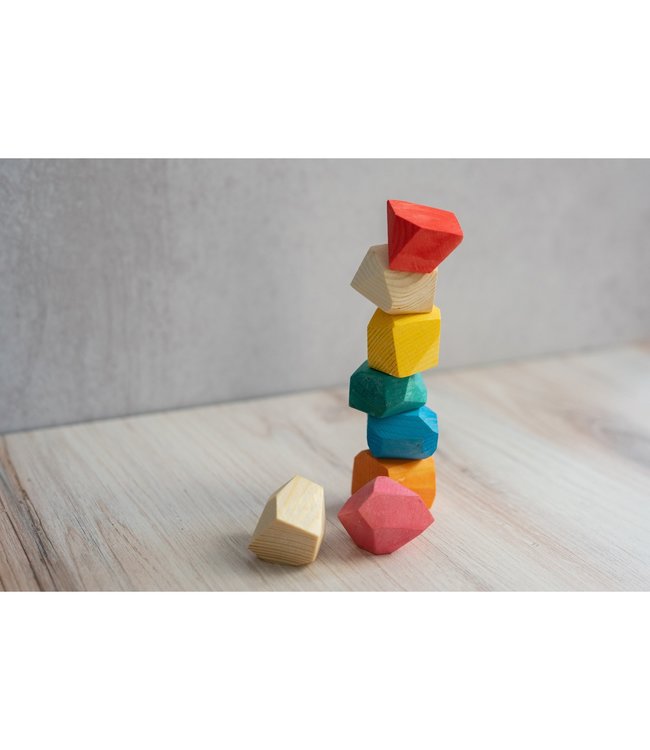 POPPY BABY CO TUMI-ISHI BALANCING ROCK BLOCKS- 8 PC