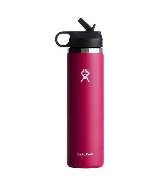 40oz Hydro Flask Light Pink (1.0 Design) Wide Mouth Straw Lid