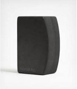 Manduka unBLOK Recycled Foam Yoga Block - Thunder (Grey) / 4" x 6" x 9"