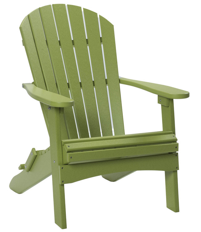 Berlin Gardens Comfo Back Folding Adirondack Chair - Tropical