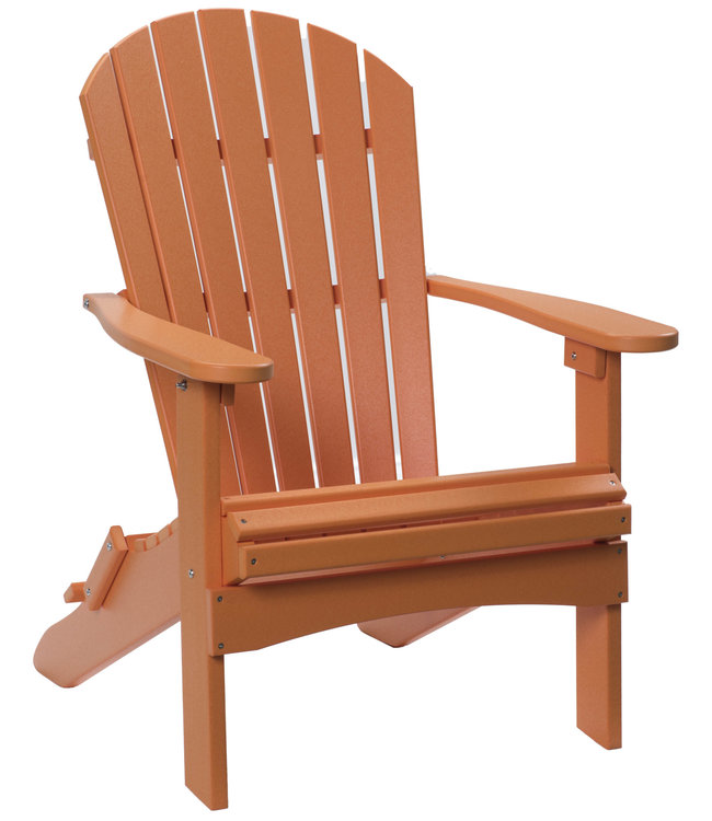 Berlin Gardens Comfo Back Folding Adirondack Chair - Tropical