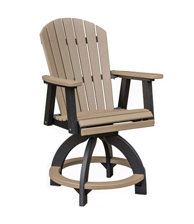 Berlin Gardens Comfo Back Swivel Counter Chair - Regular Finish