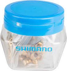 Shimano Bulk BH59 Olive and Insert Jar of 50 Pair Bushwhacker