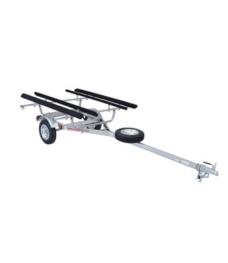 MicroSport 2 Kayak Trailer Package w/ 2 Sets Bunks, Spare Tire