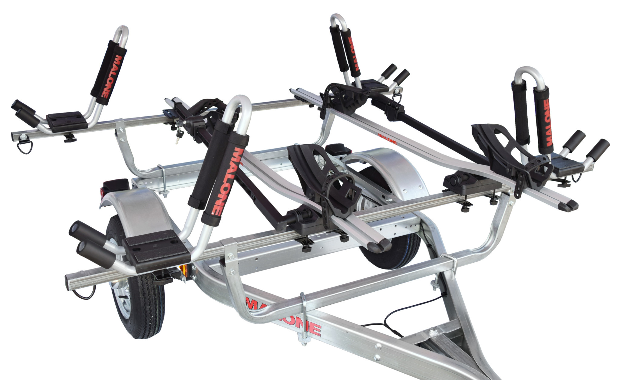 MicroSport 2 Kayak/2 Bike Trailer Package w/ 2 Sets JRacks, 2 Bike