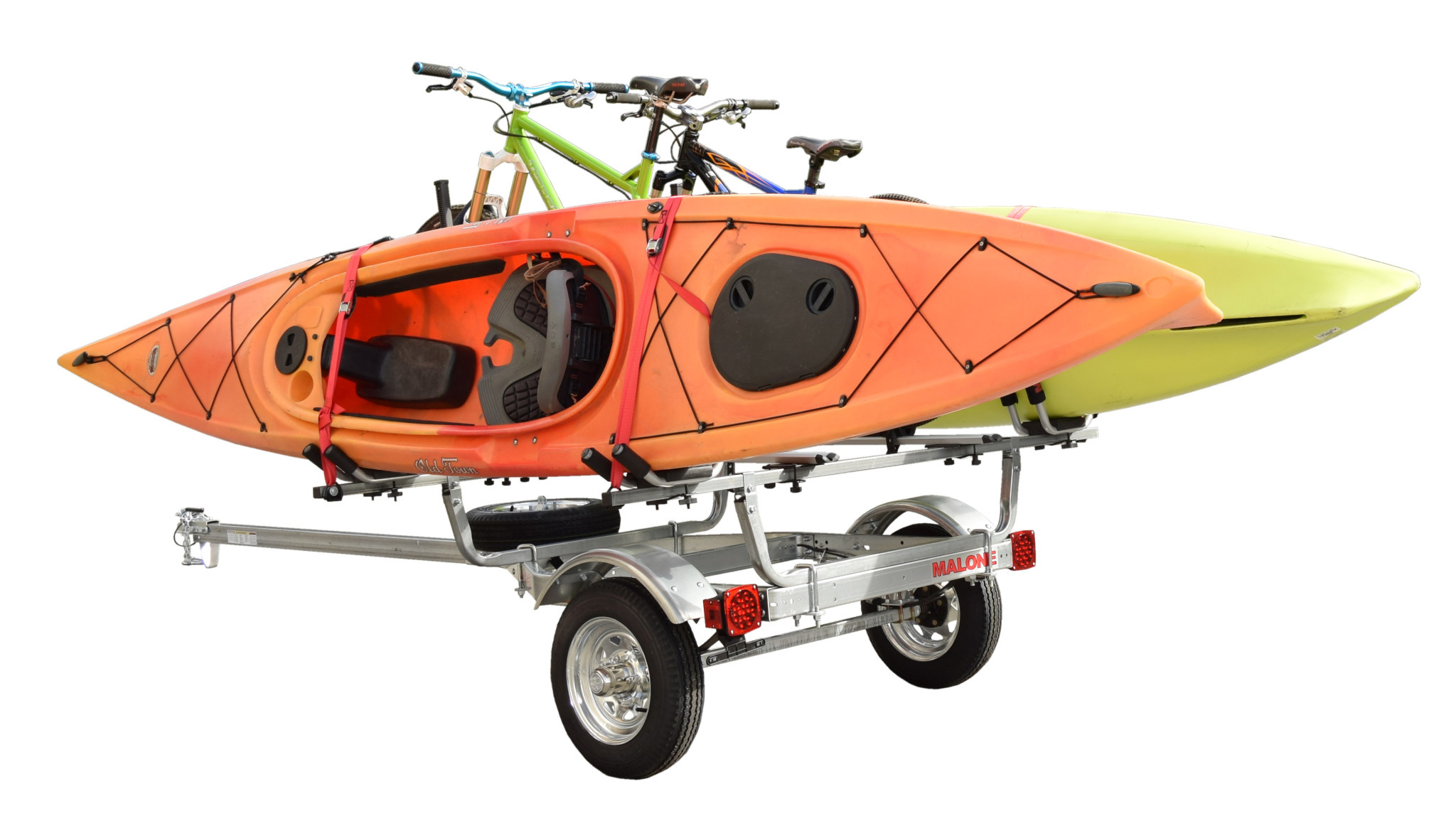 MicroSport 2 Kayak/2 Bike Trailer Package w/ 2 Sets JRacks, 2 Bike