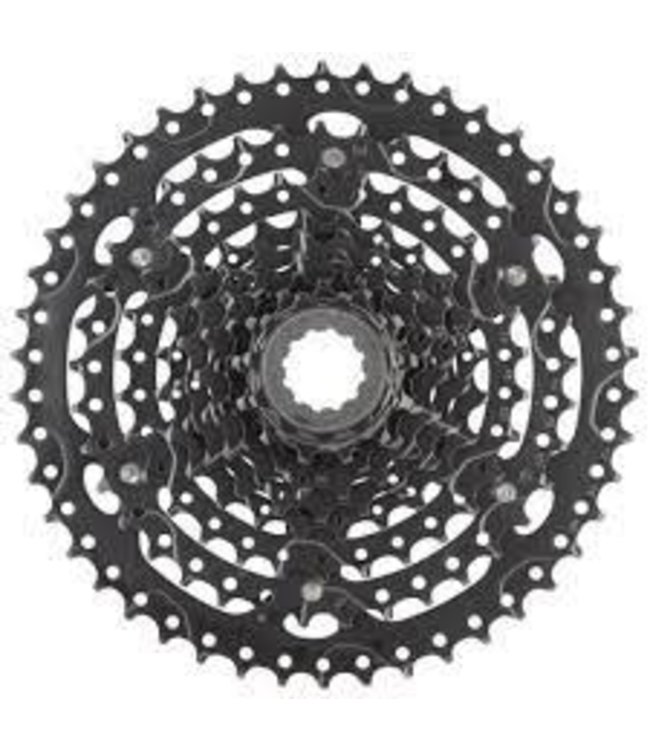 microSHIFT microSHIFT ADVENT Cassette - 9 Speed, 11-46T, ED Black, Hardened Steel Cogs