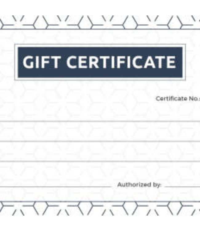 $25 Gift Certificate