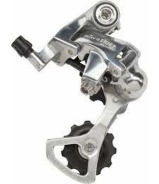 microSHIFT microSHIFT R10 Rear Derailleur - 10 Speed, Short Cage, Silver