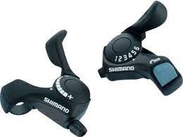 SHI SL-TX30 Tourney 3x6 Thumb Shifter Set Black - Bushwhacker
