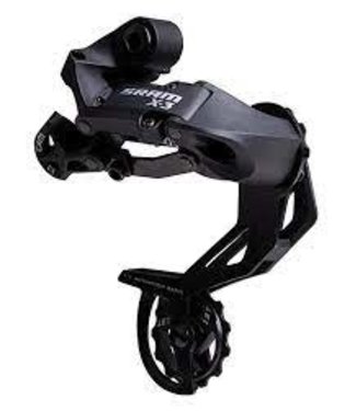 SRAM SRM X3 7/8-Speed Long Cage Rear Der Black