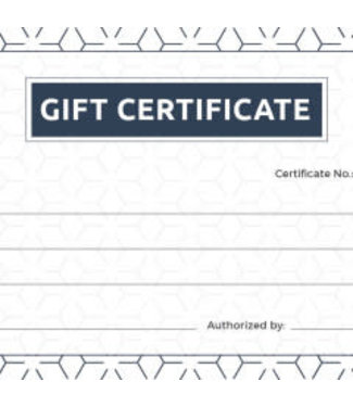 $50 Gift Certificate