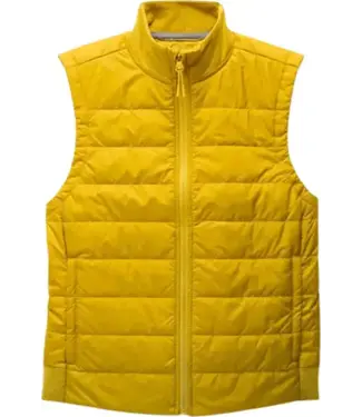 prAna W Insulated Ice Flow Vest Golden Leaf S