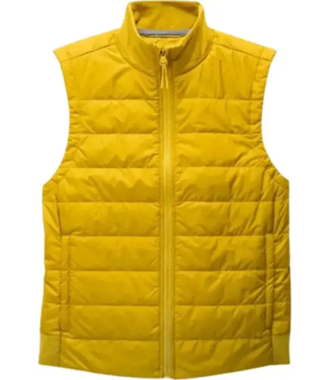 prAna W Insulated Ice Flow Vest Golden Leaf S